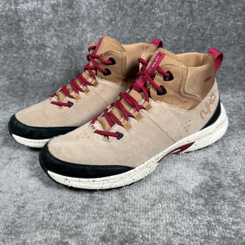 RYKA Summit Mid Shoes Women's 9.5 Suede Lace Up Hiking Trail Boots Lightweight